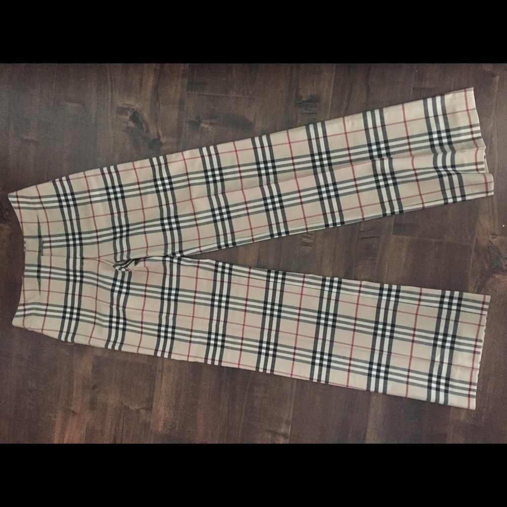 Burberry Vintage Check High Waisted Trousers